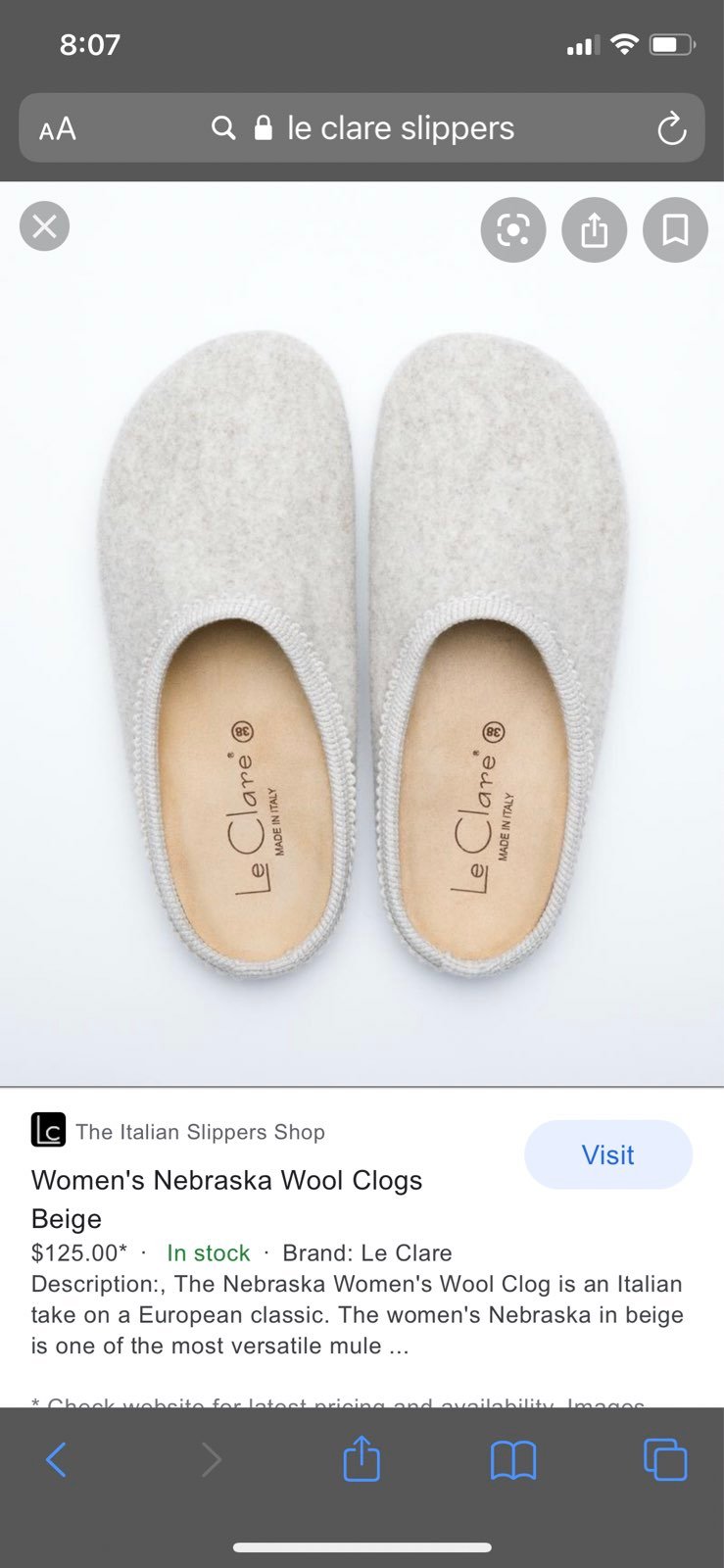 Le Clare slippers