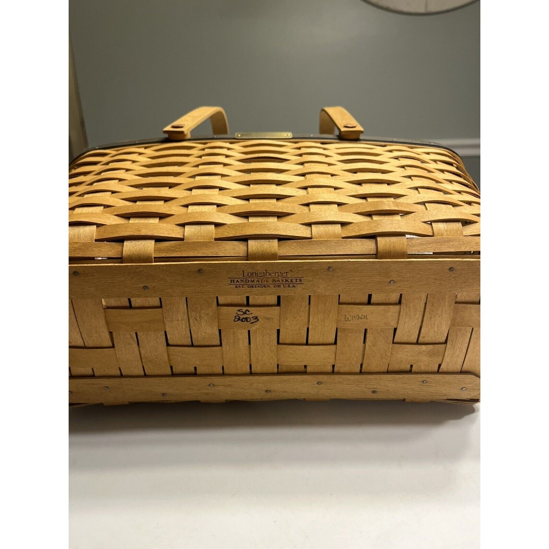 Longaberger Collectors Club Membership Basket 2003 RETIRED W