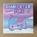 Dumpster Fire Kawaii Galaxy Trash JapanLA Limited Edition Vinyl Figure 100% Soft
