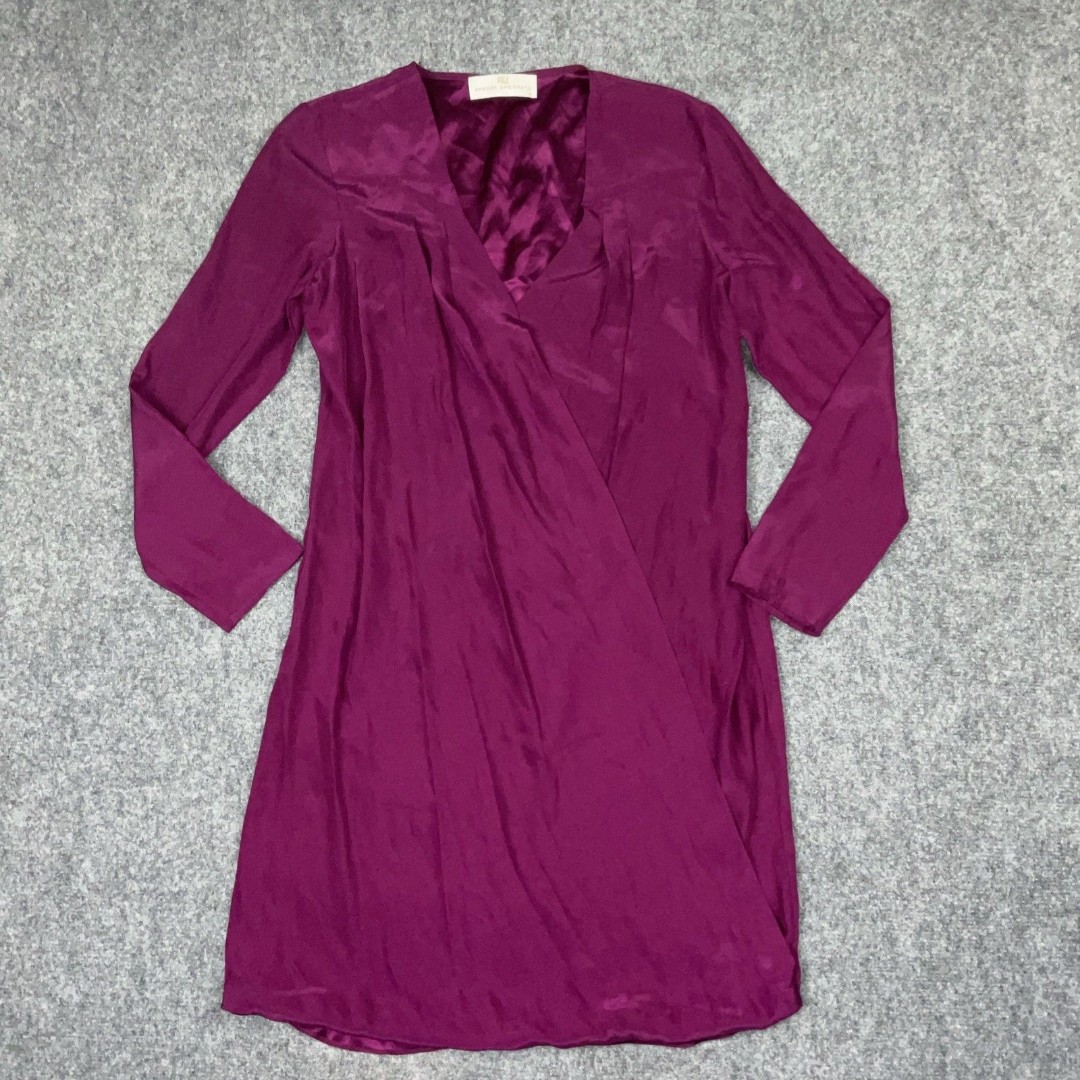Amanda Uprichard Dress Womens Size S Purple magenta Silk date Party