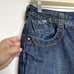 7 Diamonds Mens Selvedge Jeans 31x33 Denim Button Fly Straight Raw 100% Cotton