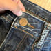 7 Diamonds Mens Selvedge Jeans 31x33 Denim Button Fly Straight Raw 100% Cotton