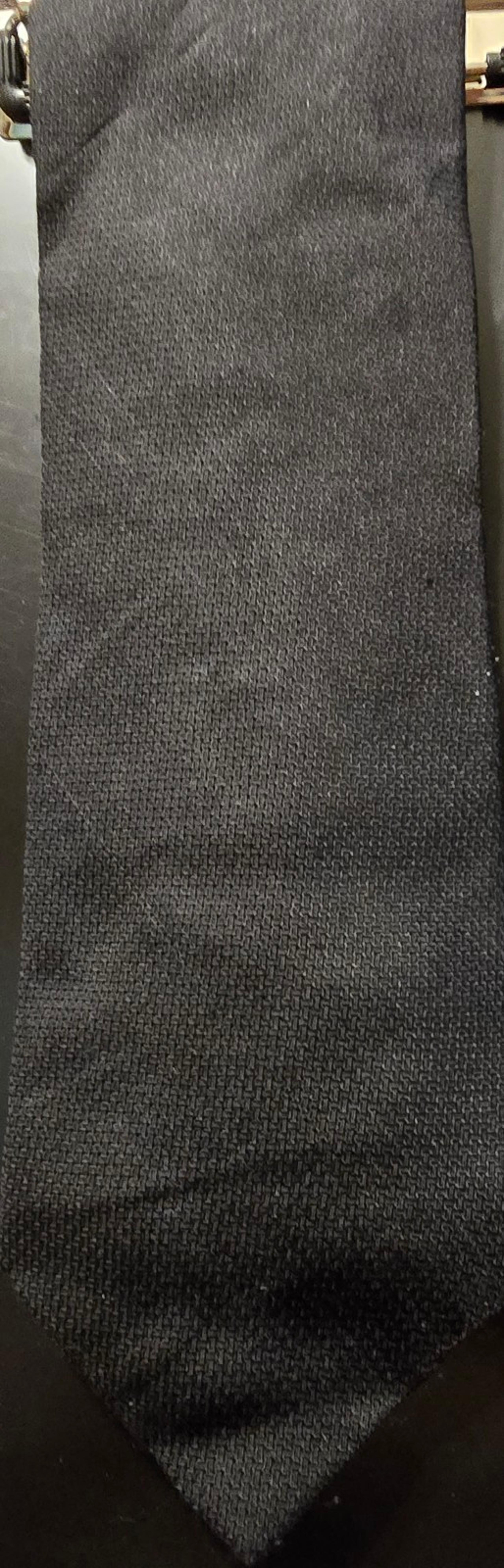 Black Alexander Julian Silk Tie