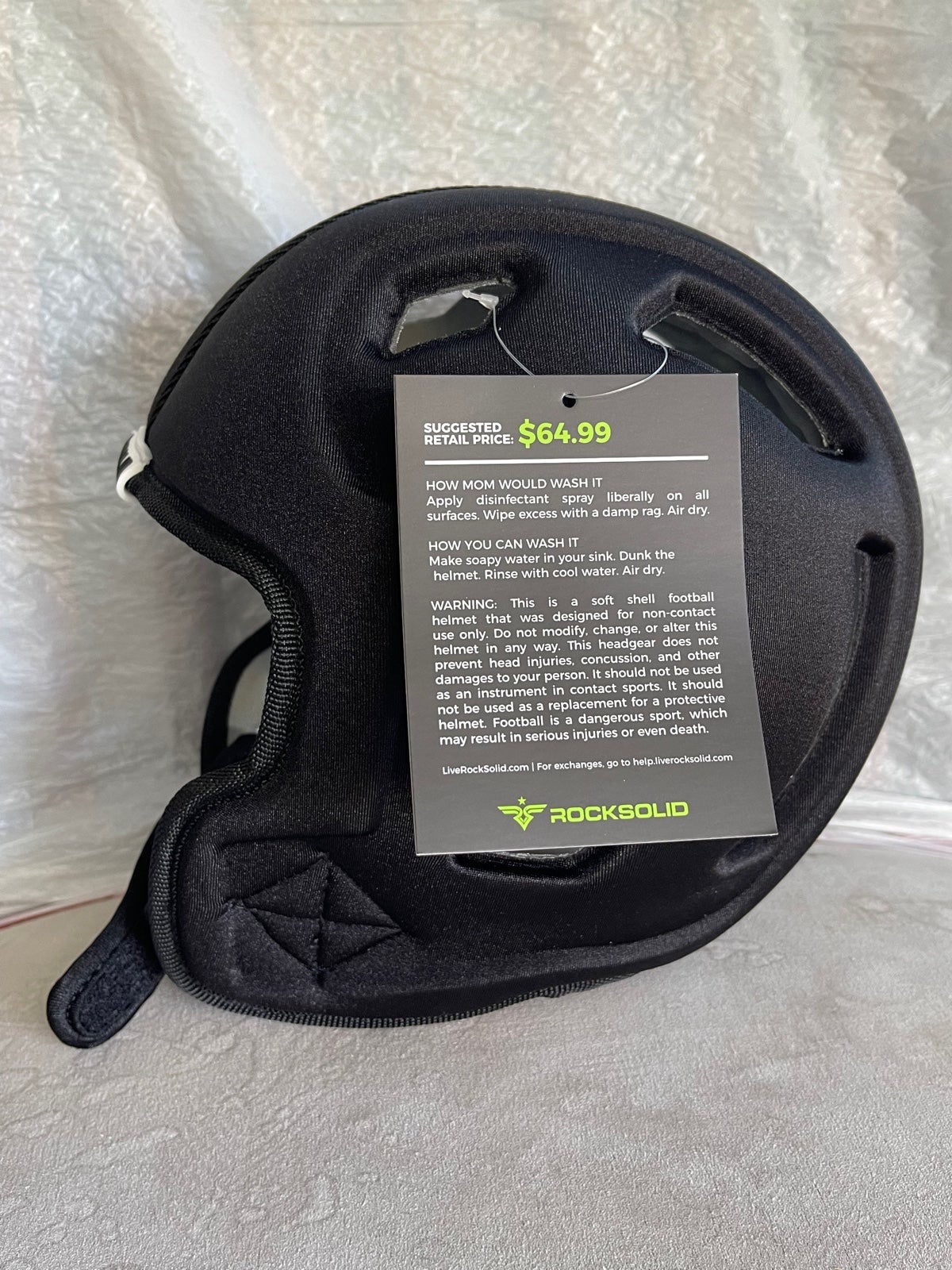 Rocksolid Flag football helmet non contact