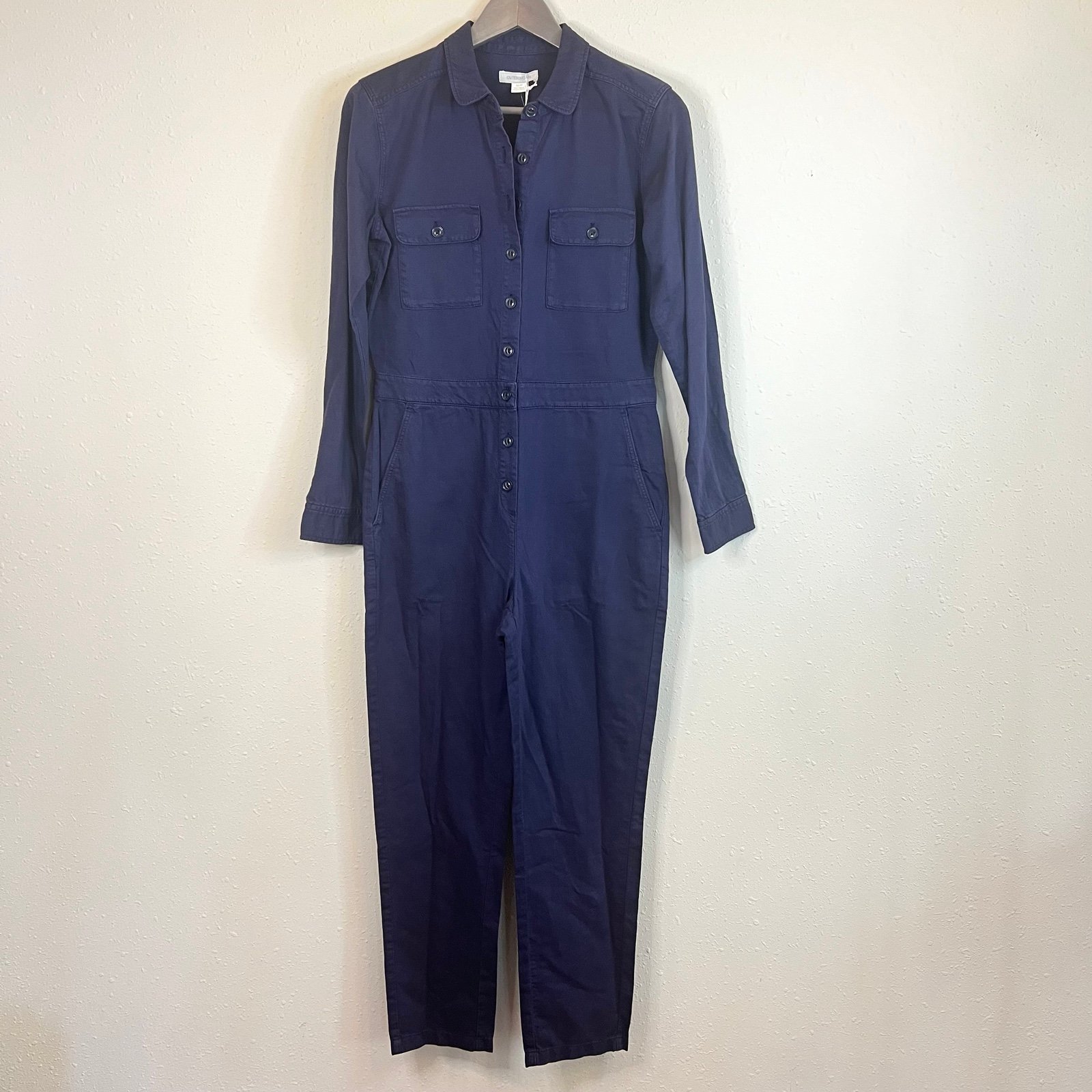 Outerknown Women's Dark Navy Long Sleeve Overall Sz XS NWT