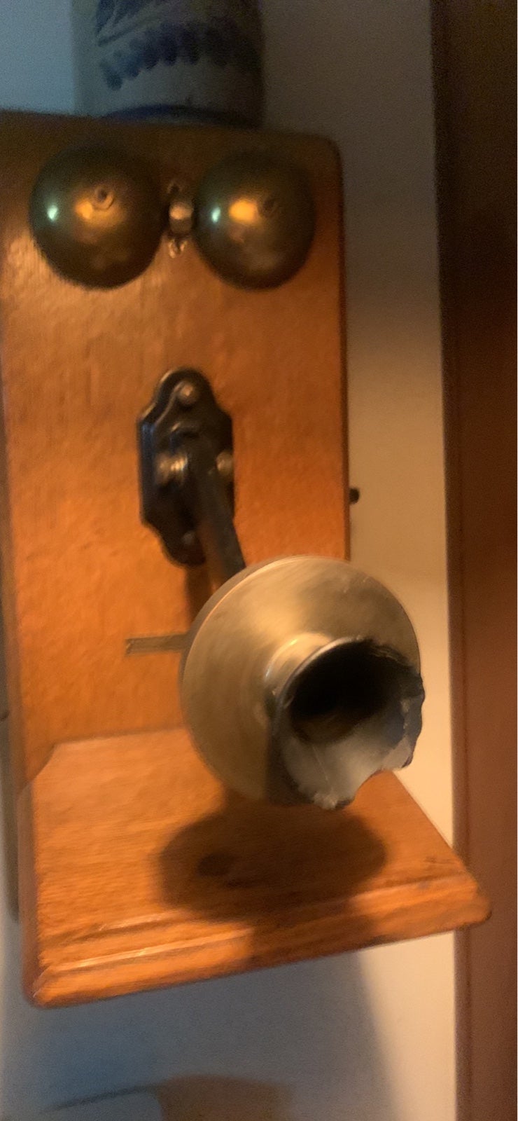 vintage solid oak wall mount phone strpmberg and carlson solid oak excellent co