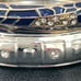 2x SEQUIN Crystal Rhinestone Metallic Bangle Bracelet Navy Enamel Pair NWT 66