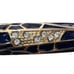 2x SEQUIN Crystal Rhinestone Metallic Bangle Bracelet Navy Enamel Pair NWT 66