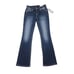 Miss Me Womens Wing Cross Rhinestone Mid-Rise Boot Cut Jeans Size 26×34