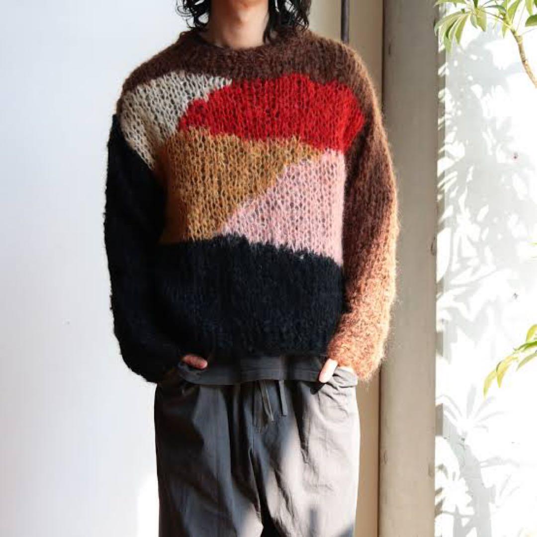 ネットオフ 送料得店  Brand New and Brown 3 in Knit Pullover Mohair US2461 UNUSED トップス