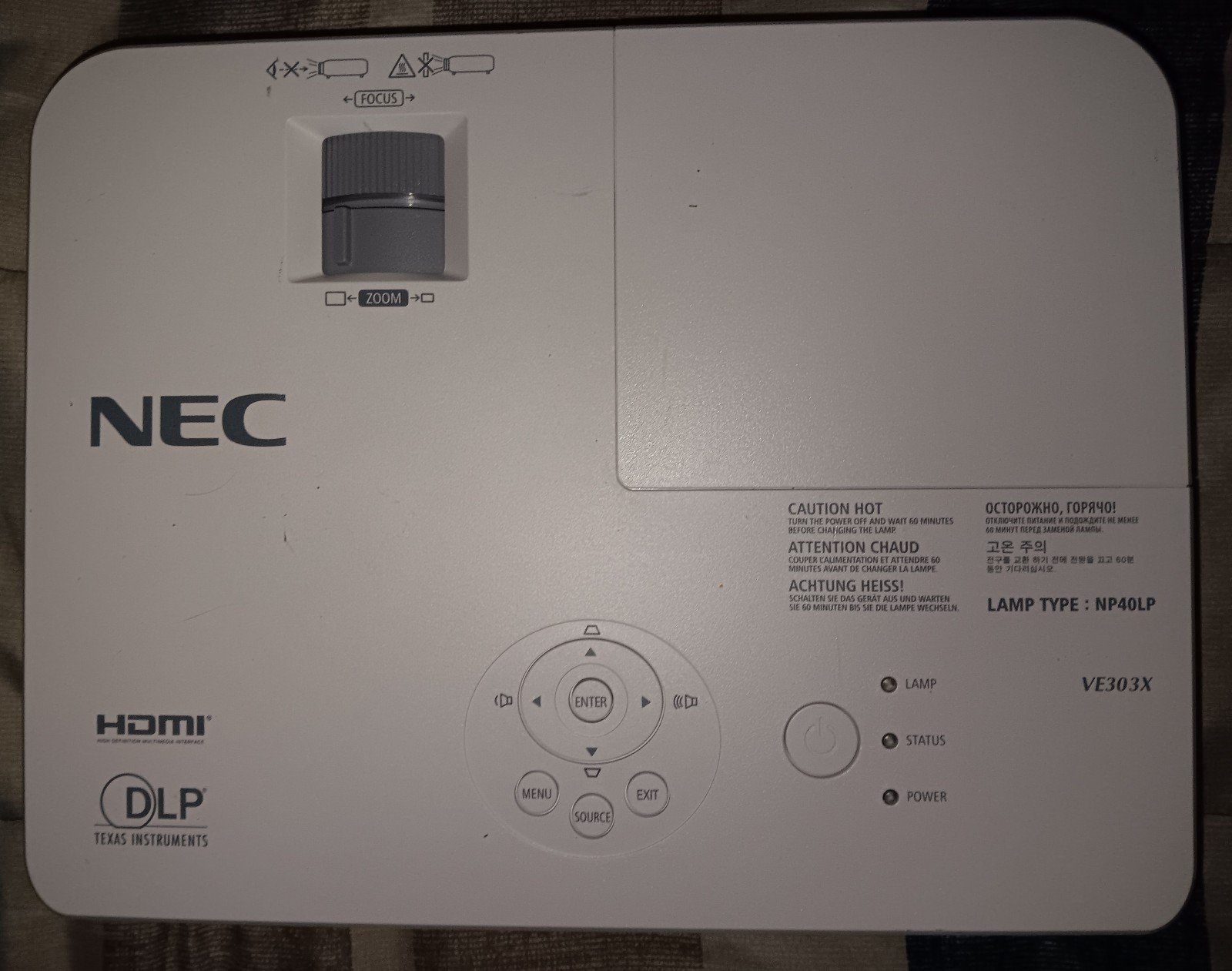 NEC Projector 500 Value New