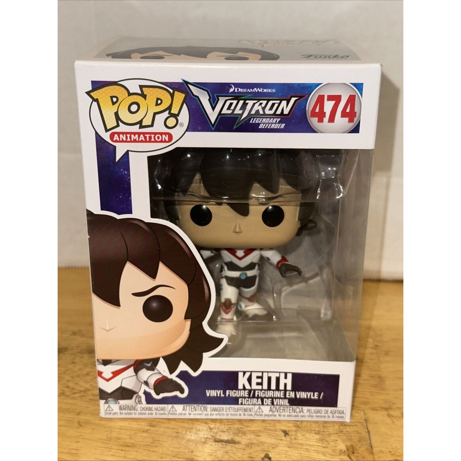 2018 VOLTRON Funko Pop Animation Keith Collectible Figure Dreamworks 474