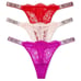 Victoria's Secret Shine Strap Thong Panty Gift Box L