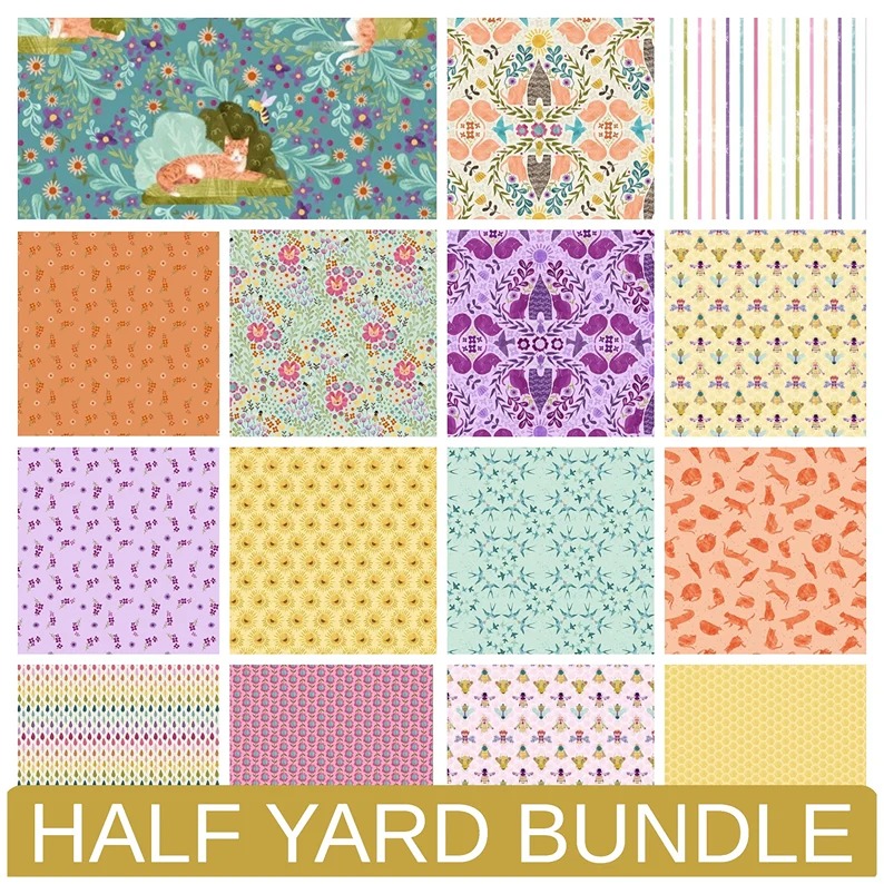 Curious Garden Half Yard Bundle by Pammie Jane for Hawthorne Supply Co