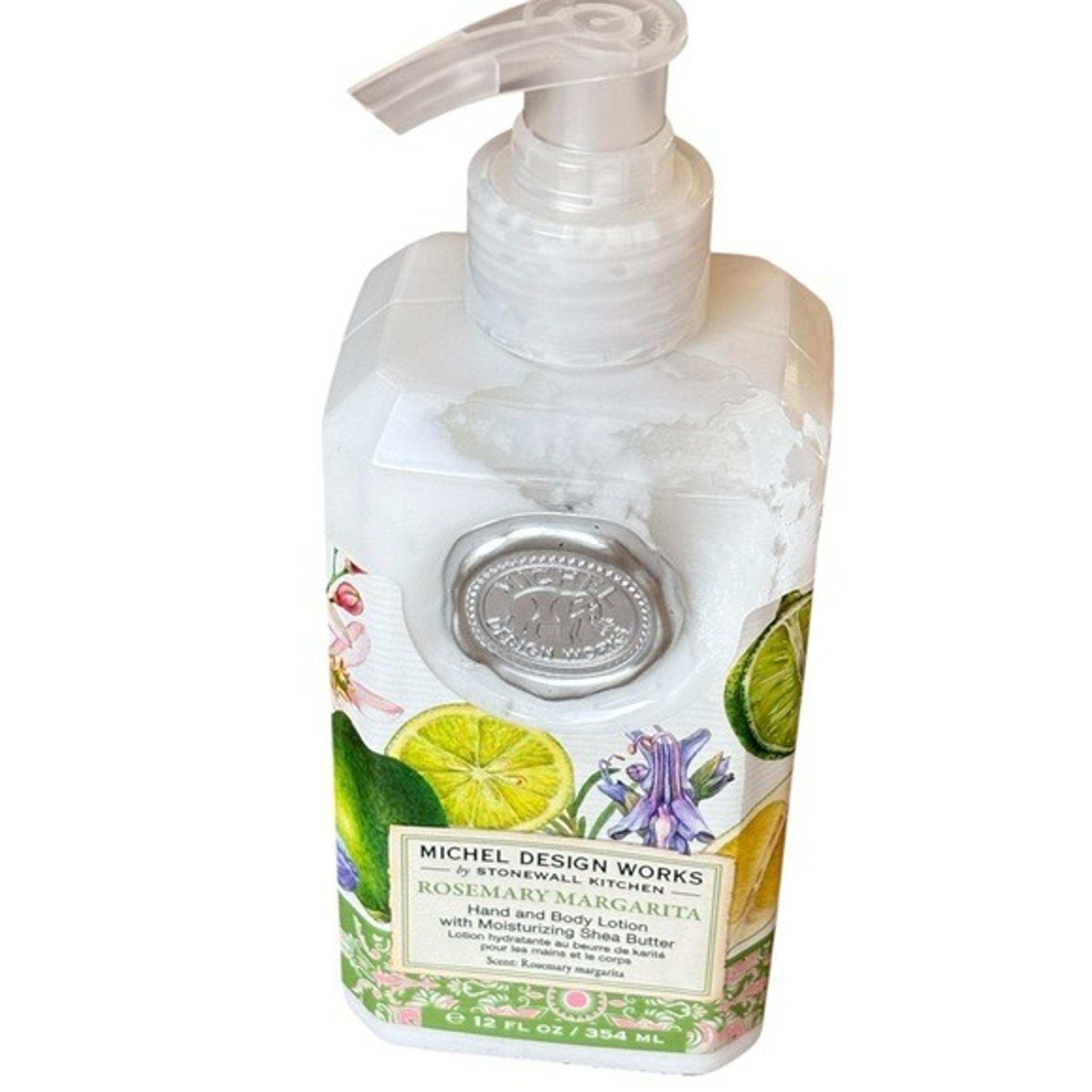 Michel Design Works Rosemary Margarita Hand Body Lotion 12 oz Moiturizing