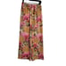 Vintage 90s Victorias Secret S Sheer Chiffon Filigree Floral Wide Leg Pants