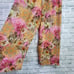 Vintage 90s Victorias Secret S Sheer Chiffon Filigree Floral Wide Leg Pants