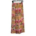 Vintage 90s Victorias Secret S Sheer Chiffon Filigree Floral Wide Leg Pants