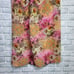 Vintage 90s Victorias Secret S Sheer Chiffon Filigree Floral Wide Leg Pants