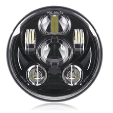 5 3/4 DAYMAKER Replacement Black Projector LED Light Bulb Headlight Motorcycle