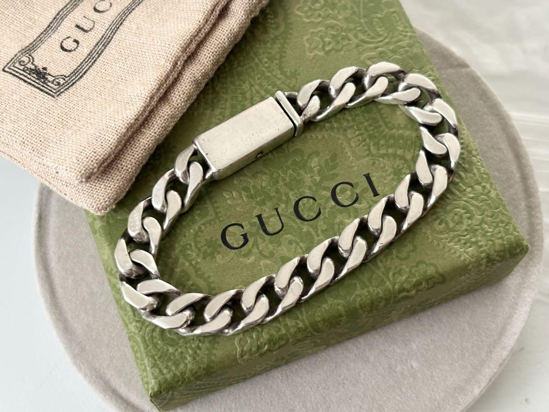GUCCI Silver925 Curb Bracelet