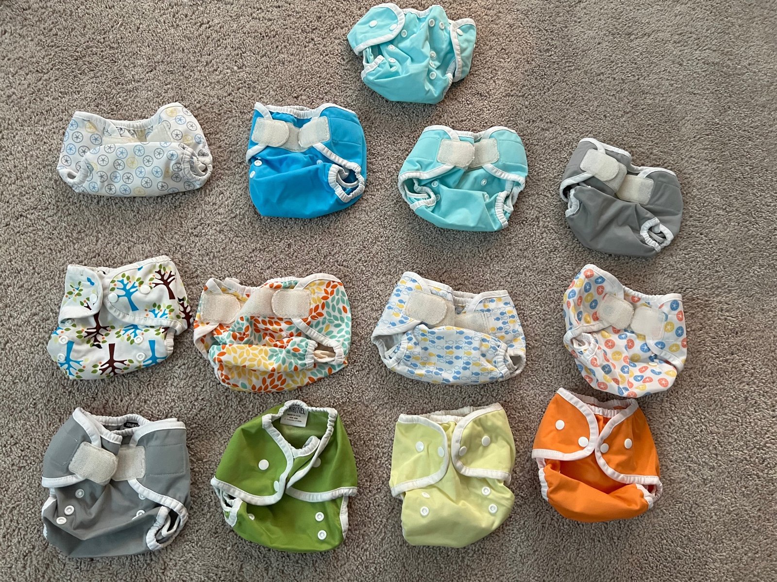 Thirsties Diapers Coveralls Size One