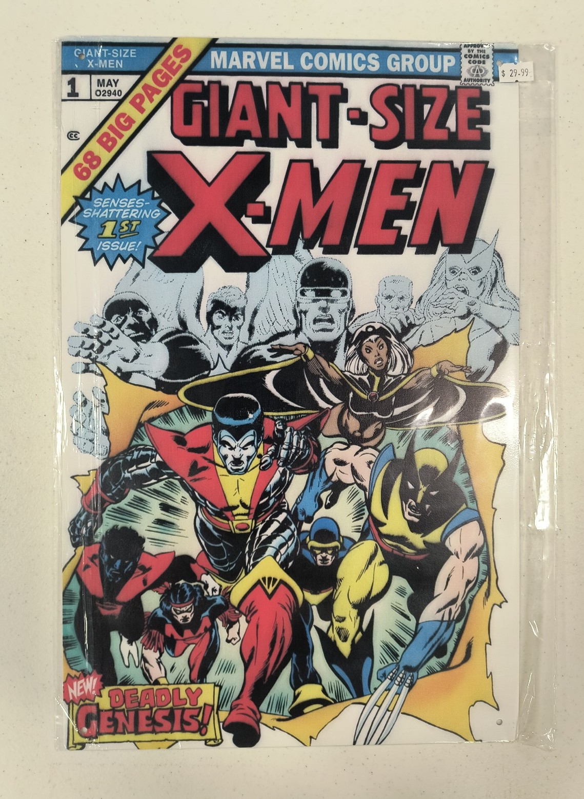 11"x17" Armor Metal Signs Marvel Giant-Size X-Men #1