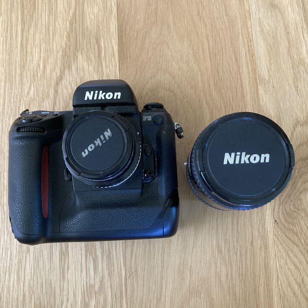 Nikon F5 with 2 lenses.