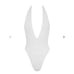 Myra Swim One Piece Swim Suit Large White Ralph Halter Cheeky Monokini Beach