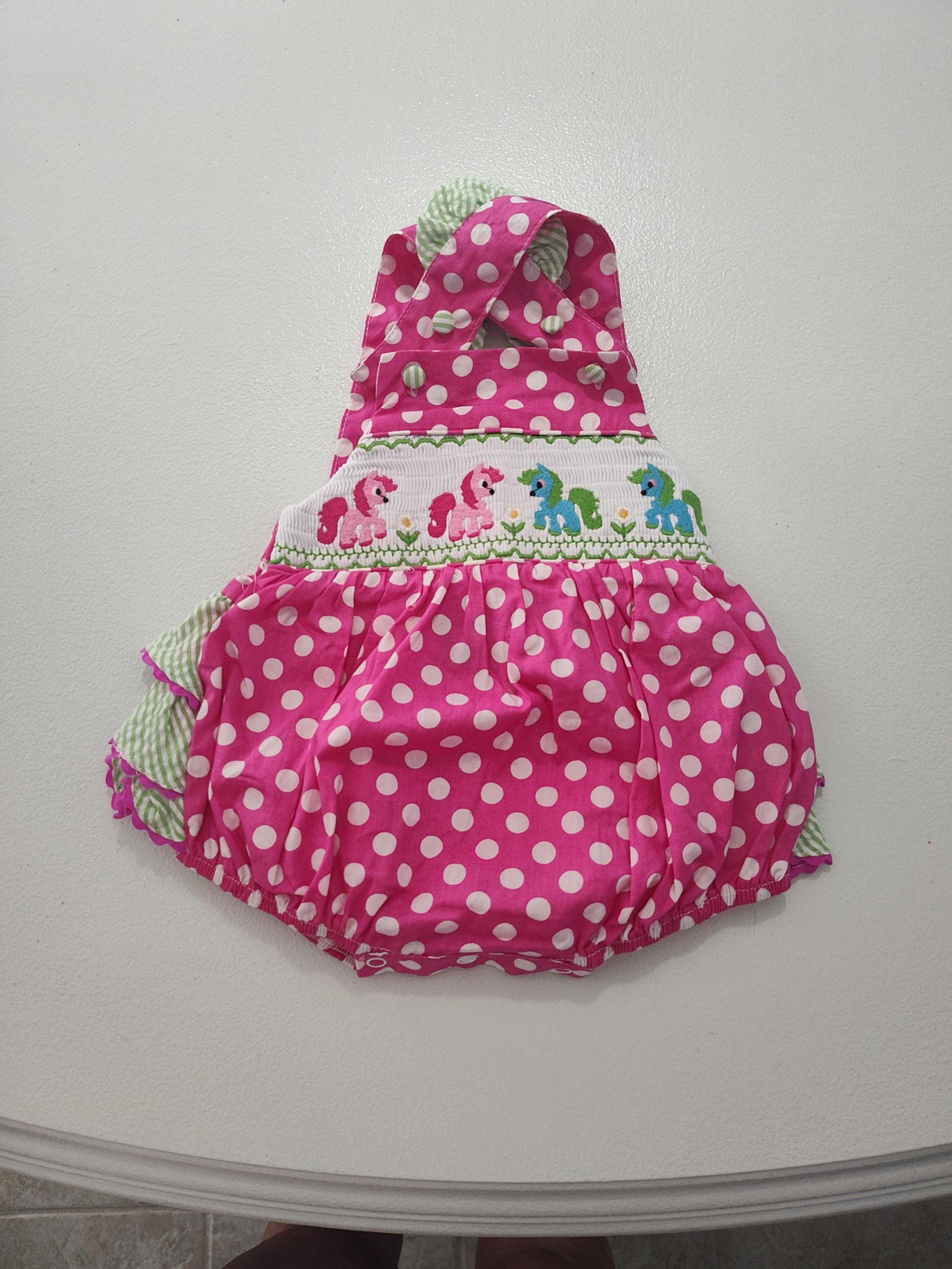NWOT Lil Cactus Romper with ruffled bottom size 4T