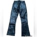 Bates Black Leather Motorcycle Pants Women’s 27 with snap pockets