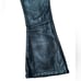 Bates Black Leather Motorcycle Pants Women’s 27 with snap pockets