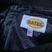 Bates Black Leather Motorcycle Pants Women’s 27 with snap pockets