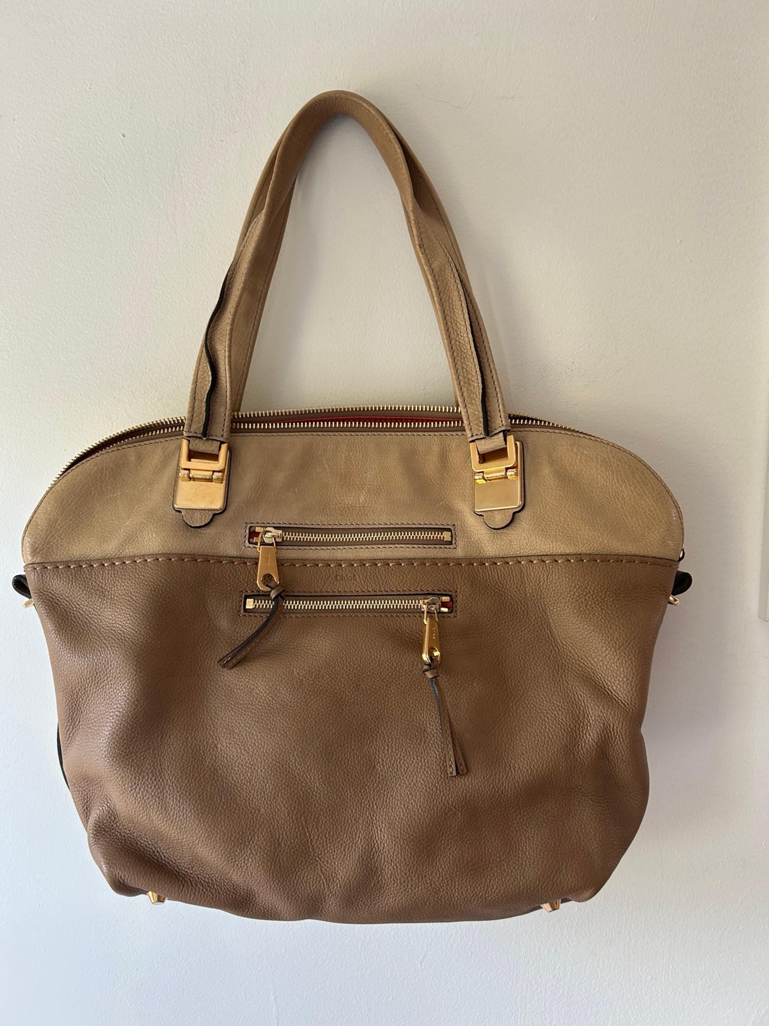 Chloé Two Toned Leather Shoulder Bag