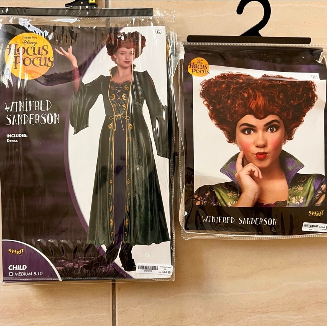 Hocus Pocus/Winifred Sanderson Tween Costume Bundle-FIRM