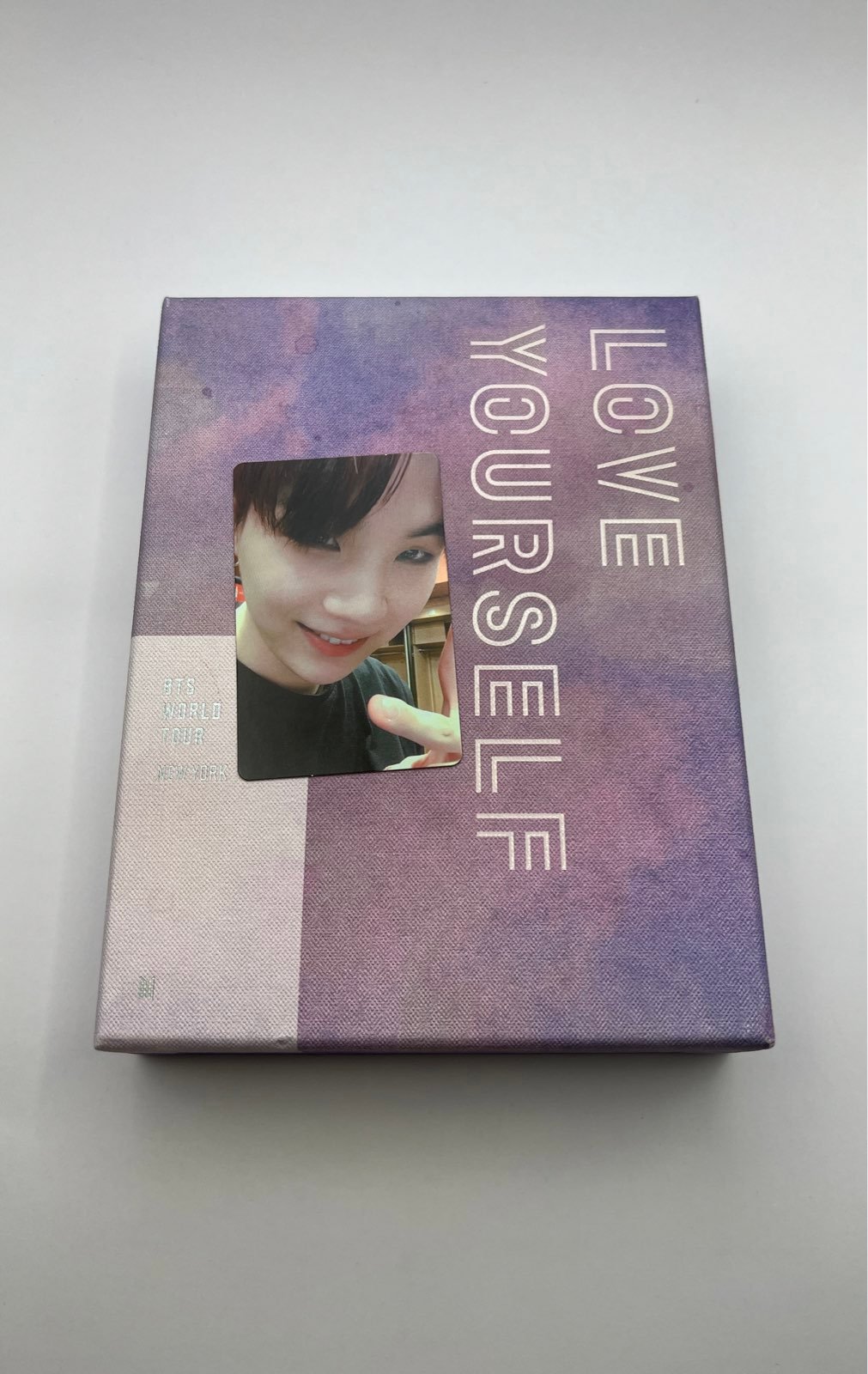 BTS OFFICIAL WORLD TOUR LYS NEW YORK DVD WITH SUGA PHOTOCARD