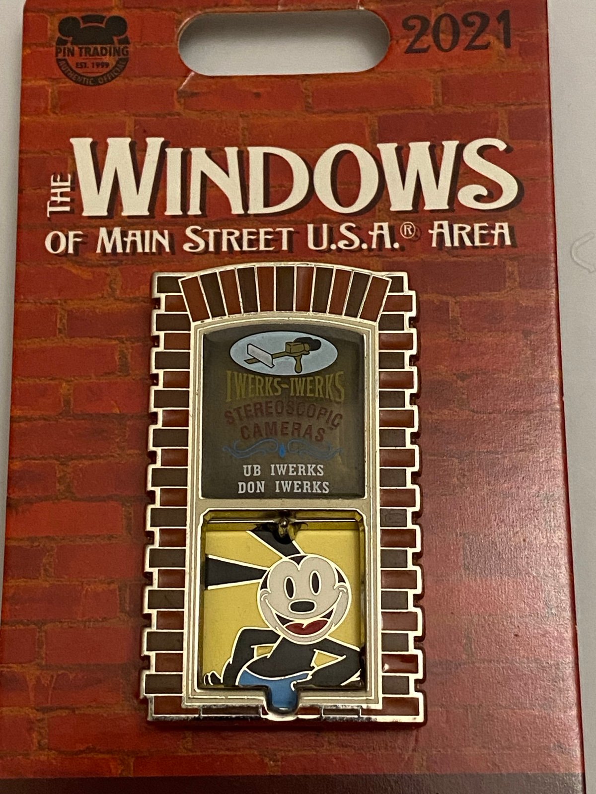 Oswald - Iwerks Werks - Windows of Main Street Disney Parks LE Pin