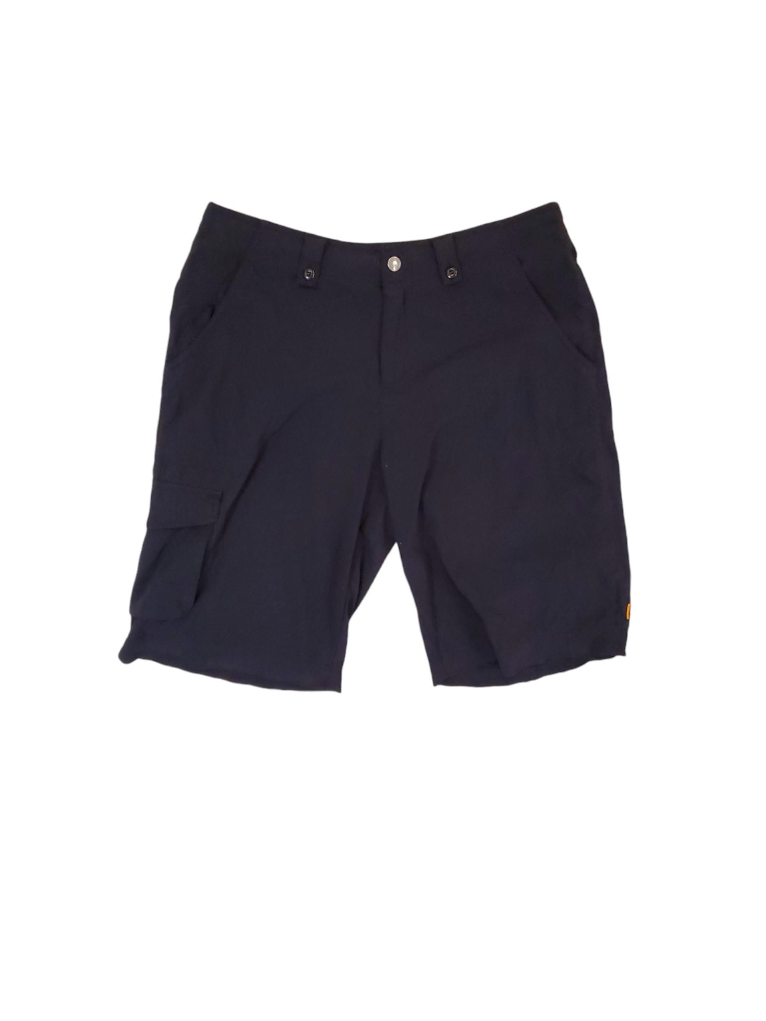 Lucy Activewear Women's Black Bermuda Cargo Casual Shorts Size 8