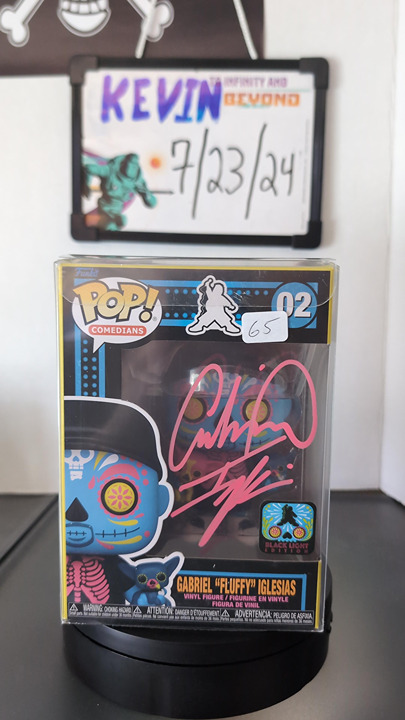 GABRIEL FLUFFY IGLESIAS Signed Funko pop