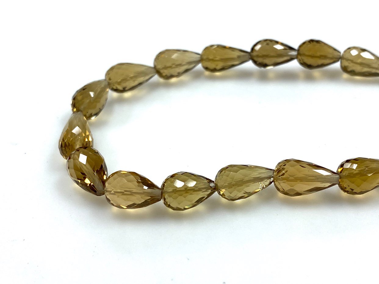 Whisky Quartz Gemstone Beads 8x12mm