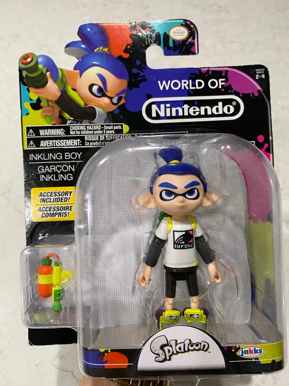 Nintendo Inkling Boy Splatoon amiibo Figure Jakks Pacific