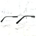 VENUTI PLATINUM 7 M.BLACK Eyeglasses Half Rim Metal Frames 54-18-140