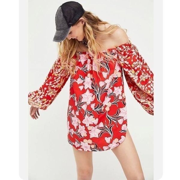 New Free People Gardenia tunic size S