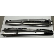Stainless Steel Mud Flap Hanger 2.5 Bolt Semi Truck Tapered 30 RMPMFH004L/R