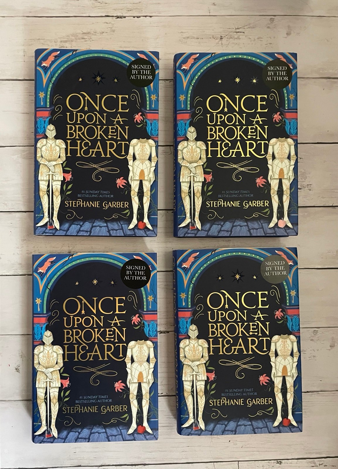 Once Upon a Broken Heart SIGNED UK hidden covers