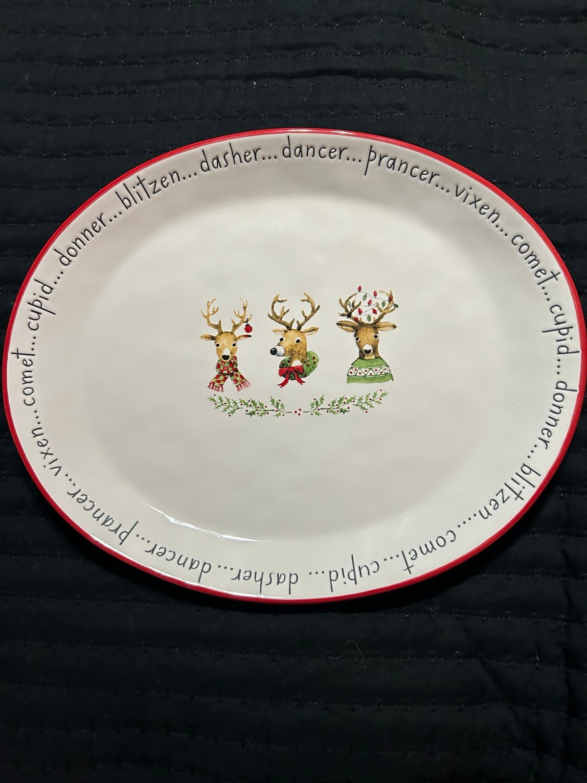 NEW Rae Dunn Serving Platter Ceramic Dish