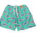 Chubbies The Apex Swimmers 7 Teal Sharks Size Large Swim Trunks New with tags