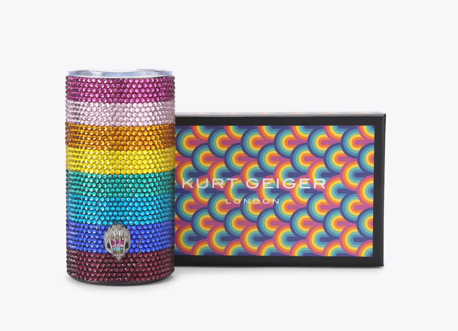 Kurt Geiger Crystal Embellished Travel Drink Carrier