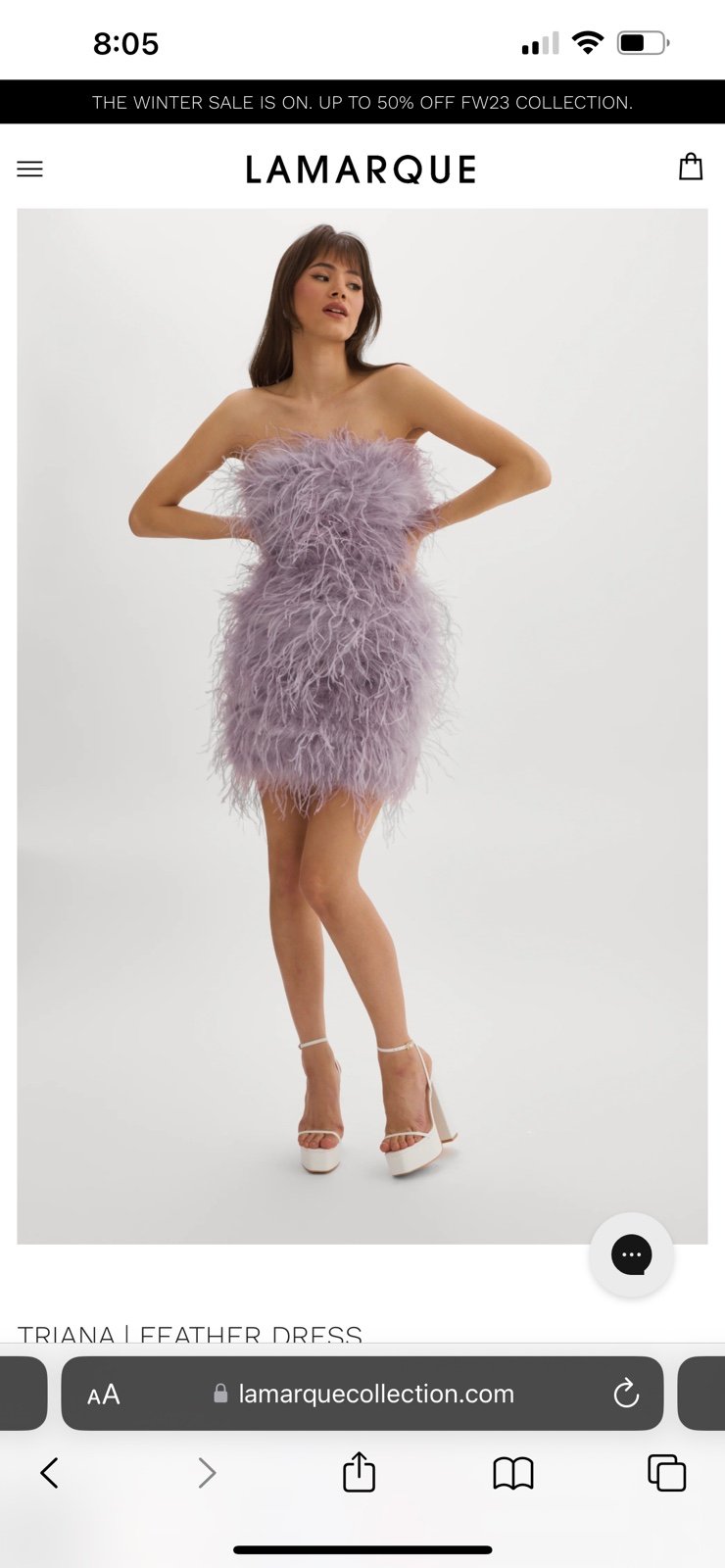 Lamarque Feather Dress
