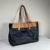 Fossil Audri Signature Shopper Leather Tote Bag